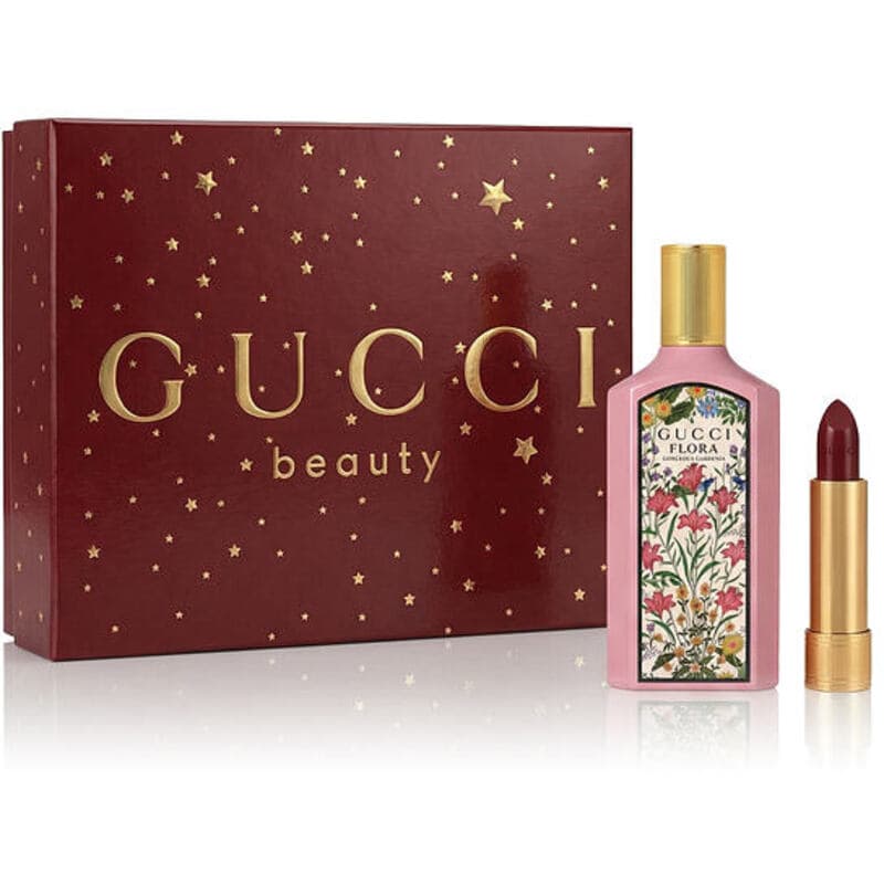 Conjunto Flora Gorgeous Gardenia  EDP 50 ml a rtěnka 1,8 g 100ml