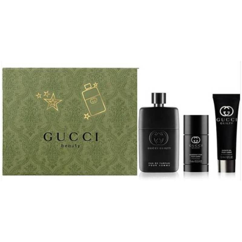Guilty pour Homme Gift set EDT 90 ml, deodorant 75 ml and shower gel 50 ml