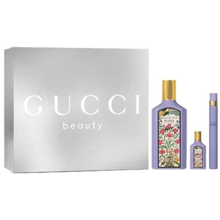 Flora Gorgeous Magnolia Gift Set EDP 100 ml, miniature EDP 10 mleminiature EDP 5 ml