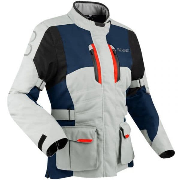 Bering Casaco Siberia Lady Grey / Blue / Red T1