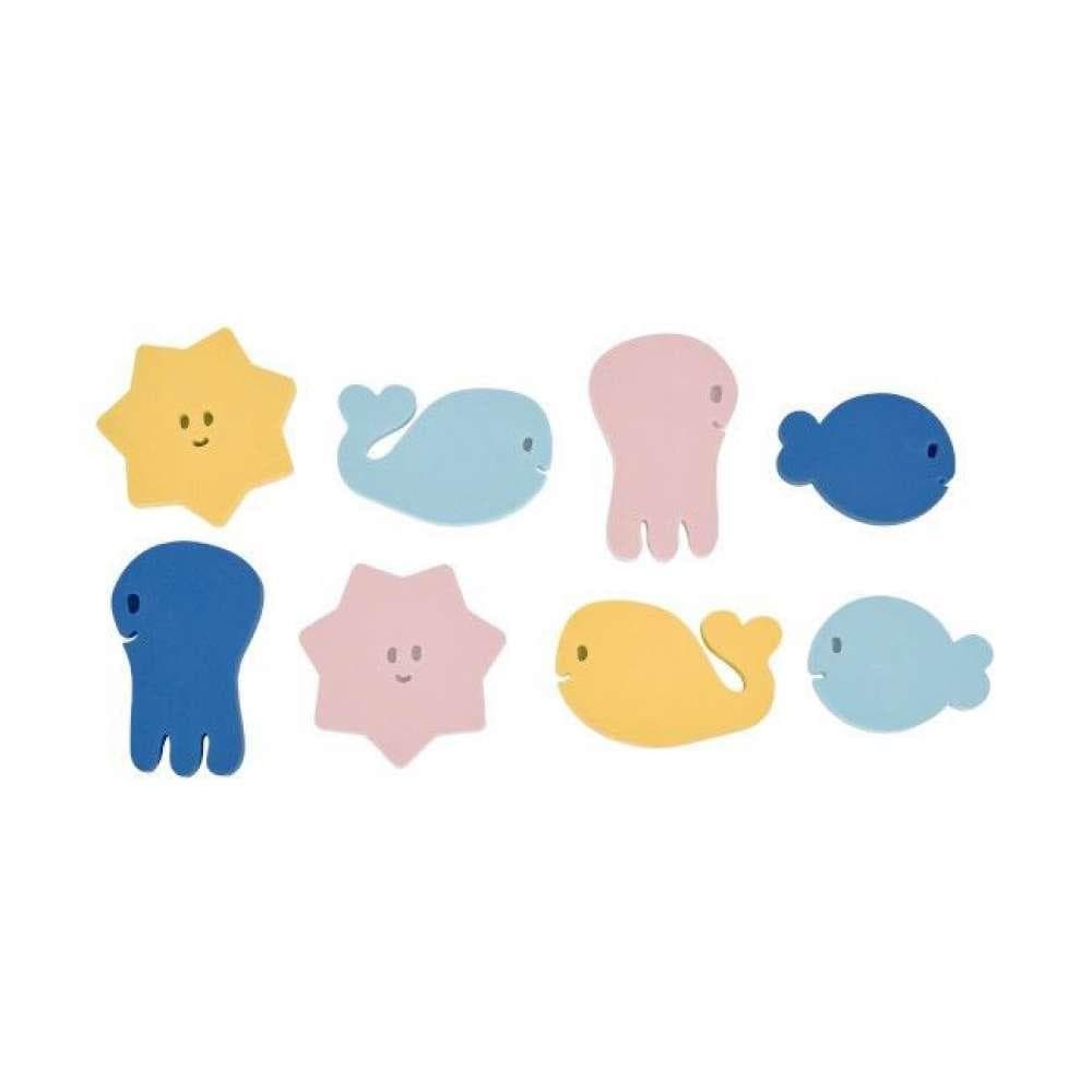 Badabulle 8 Autocolantes de Banho Animais Marinhos