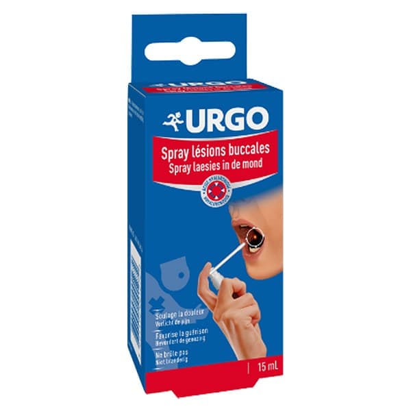 Urgo Spray Gengival - 15ml para LesÃµes Orais