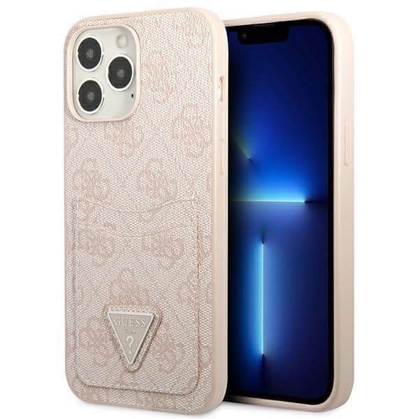 Guess Capa Cardslot para iPhone 13 Pro/13 Pink