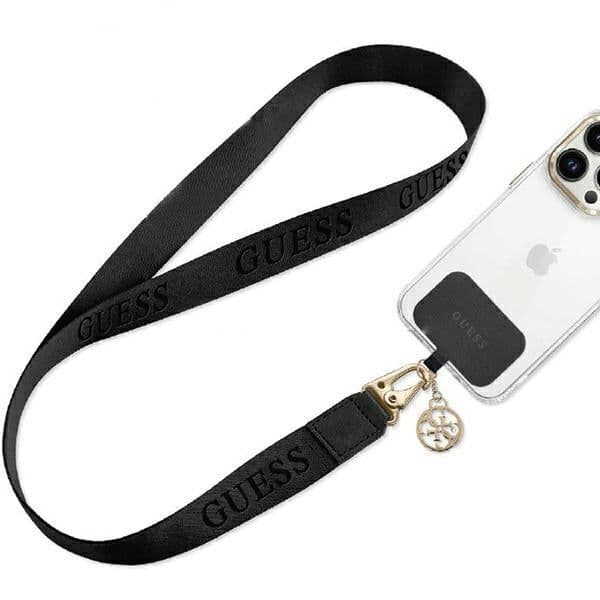 Guess Lanyard Ajustável Preto