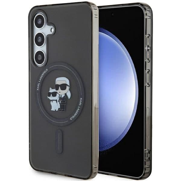 Karl Lagerfeld Capa IML Karl&Choupette MagSafe para Samsung Galaxy S24 Preto