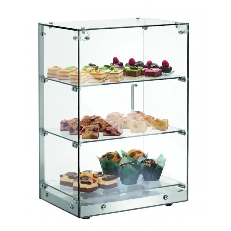 Vitrine Neutra de 3 pisos – 60l – 406X350X618mm
