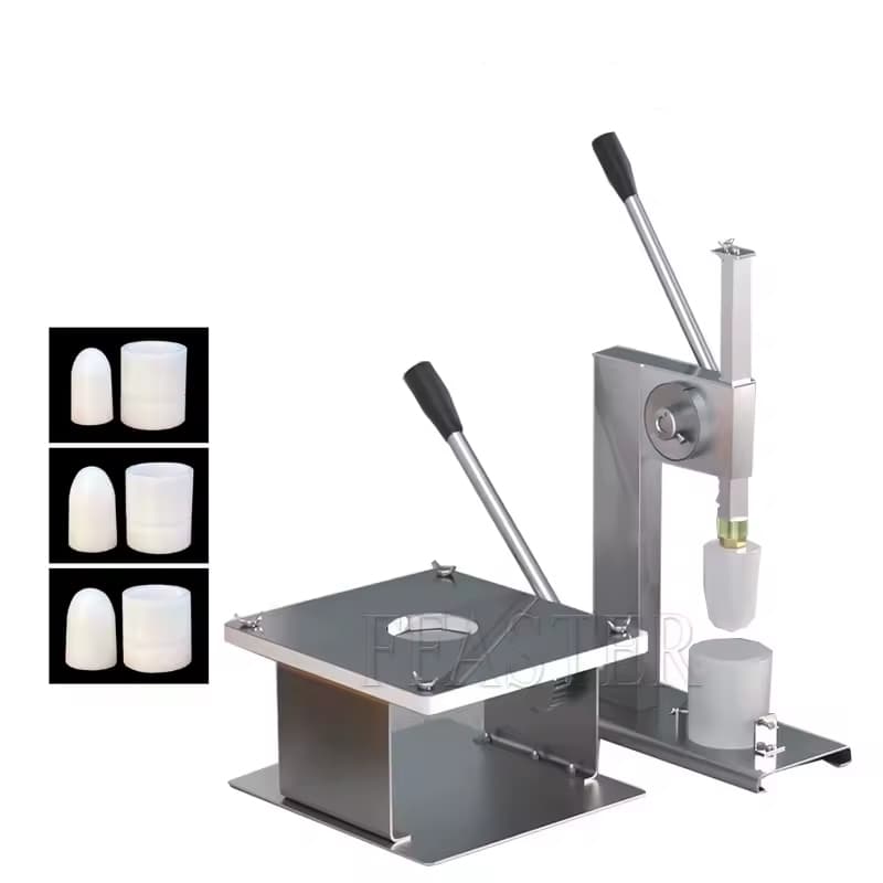 Máquina de selar Bao / Dim Sum / Dumplings em Metal + Prensa metálica com 3 moldes