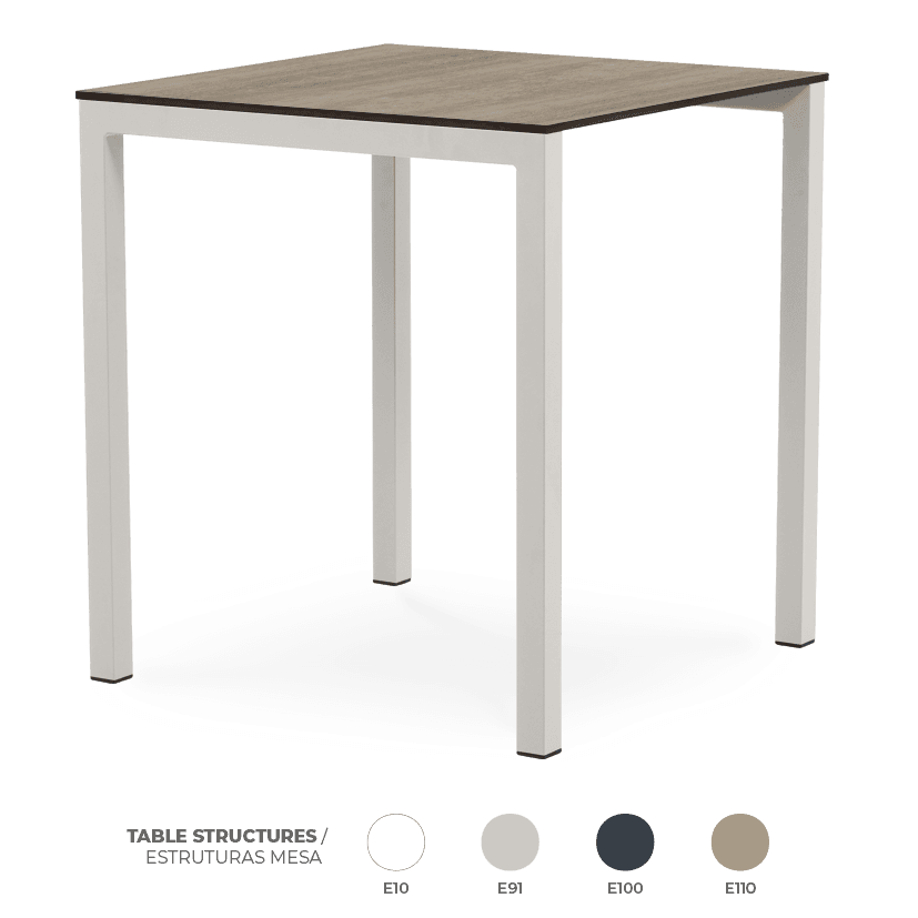 Pack 20 Mesas Metal Provincial Oak