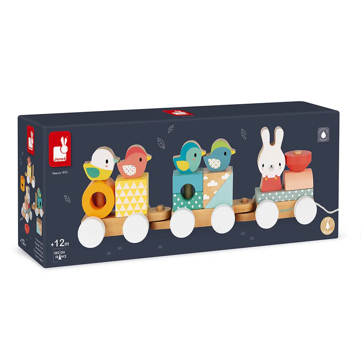 Juratoys-Janod Comboio Madeira Pure Train