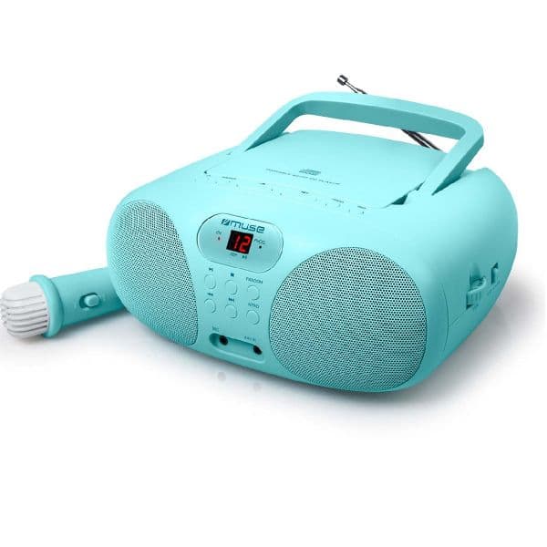 Muse Radio Portatil com Cd Muse Karaoke Azul - 62858AA6-419
