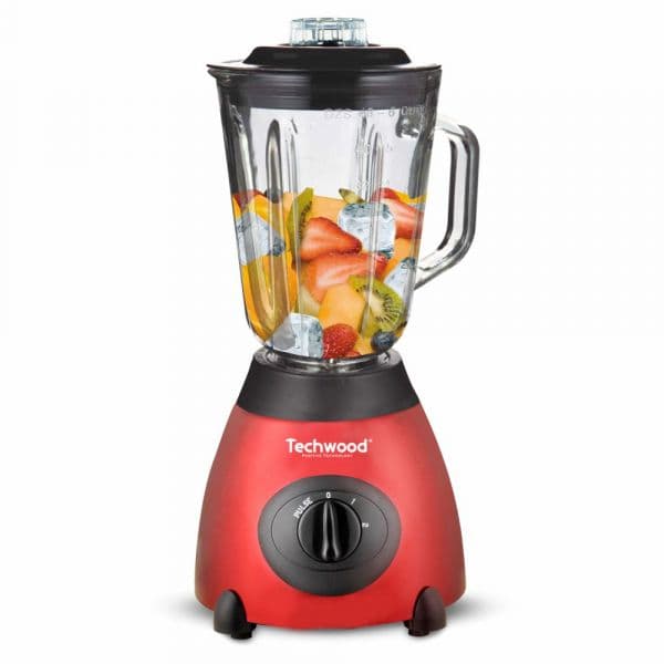 Liquidificador Techwood TBLI-385 Red - 500W 1.5L