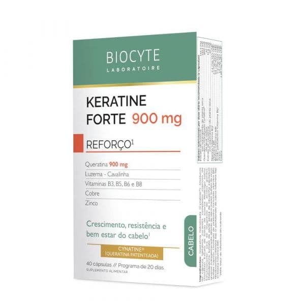Biocyte Keratine Forte 900mg 40 Cápsulas