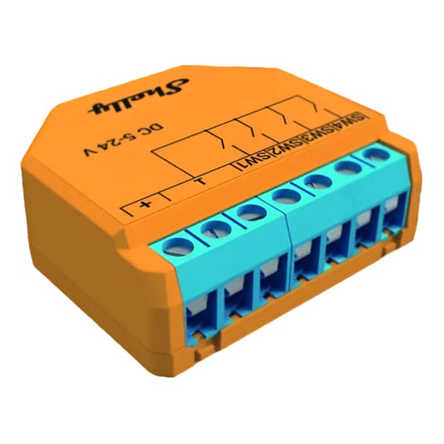 Shelly Plus i4DC Interruptor Inteligente Wi-Fi DC 4 Canais