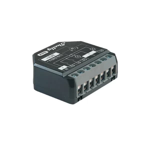 Shelly 2PM Gen4 Módulo Relé Duplo Wi-Fi/Bluetooth/Zigbee/Matter 16A