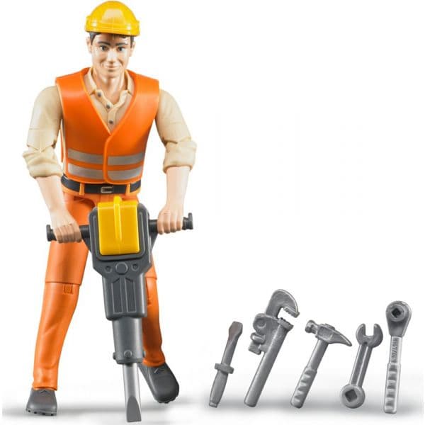 Bruder Operário de Construção com Acessórios - 60020