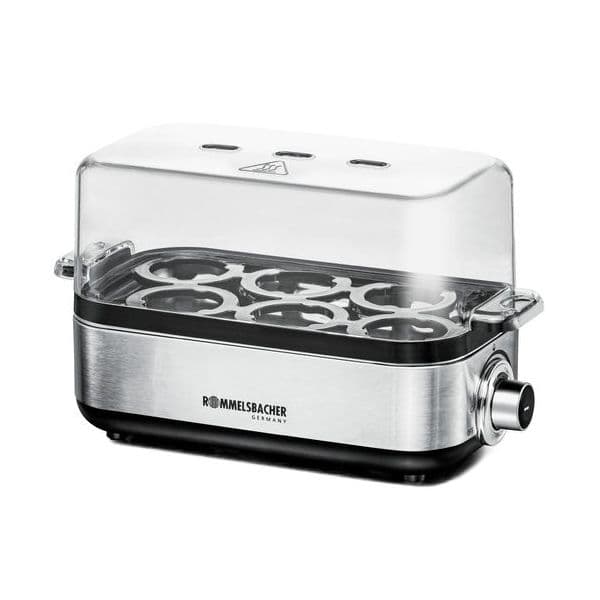 Rommelsbacher Cozedor de Ovos ER 600 Inox/Black