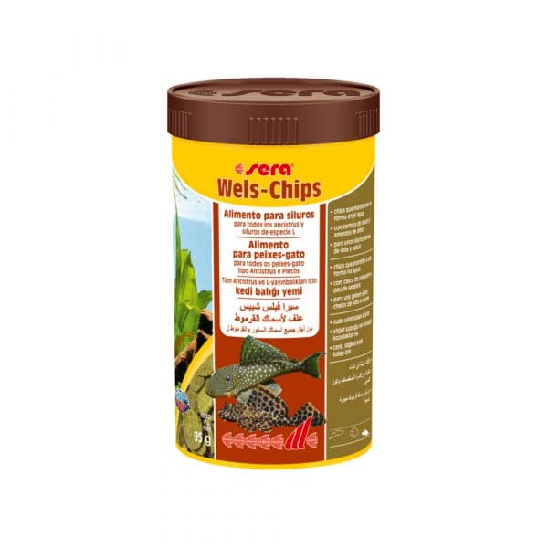 Sera Alimento Peixe Wels-Chips 100ml