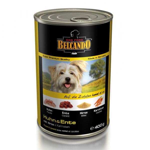 Ração Húmida Belcando Galinha e Pato com Milho e Cenoura 400g