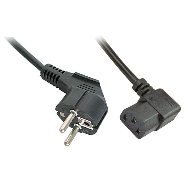 Lindy - 30345 cable de transmisión Beige 2 m CEE7/7 C13 acoplador - 30345