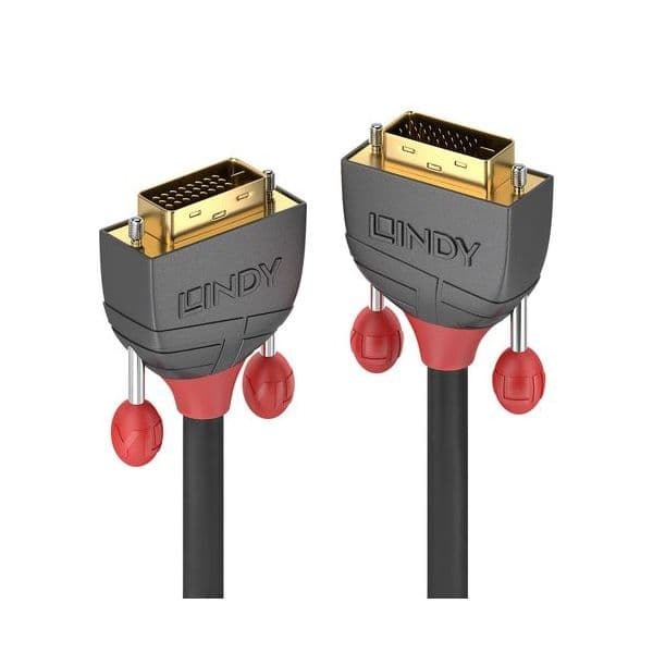Lindy Cabo DVI-D Dual Anthra Line 5m - 36224