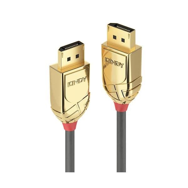 Lindy Displayport Cabo Gold Line 4K30Hz 15m - 36297