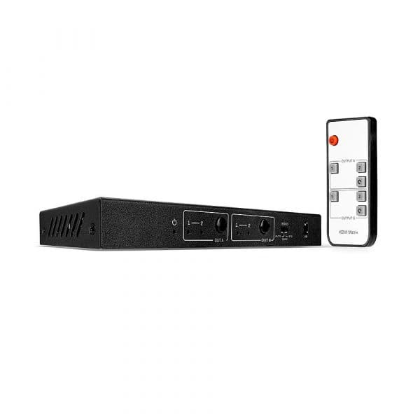 Lindy 38302 Matrix HDMI 2x2 18G 4K UHD HDR com IR