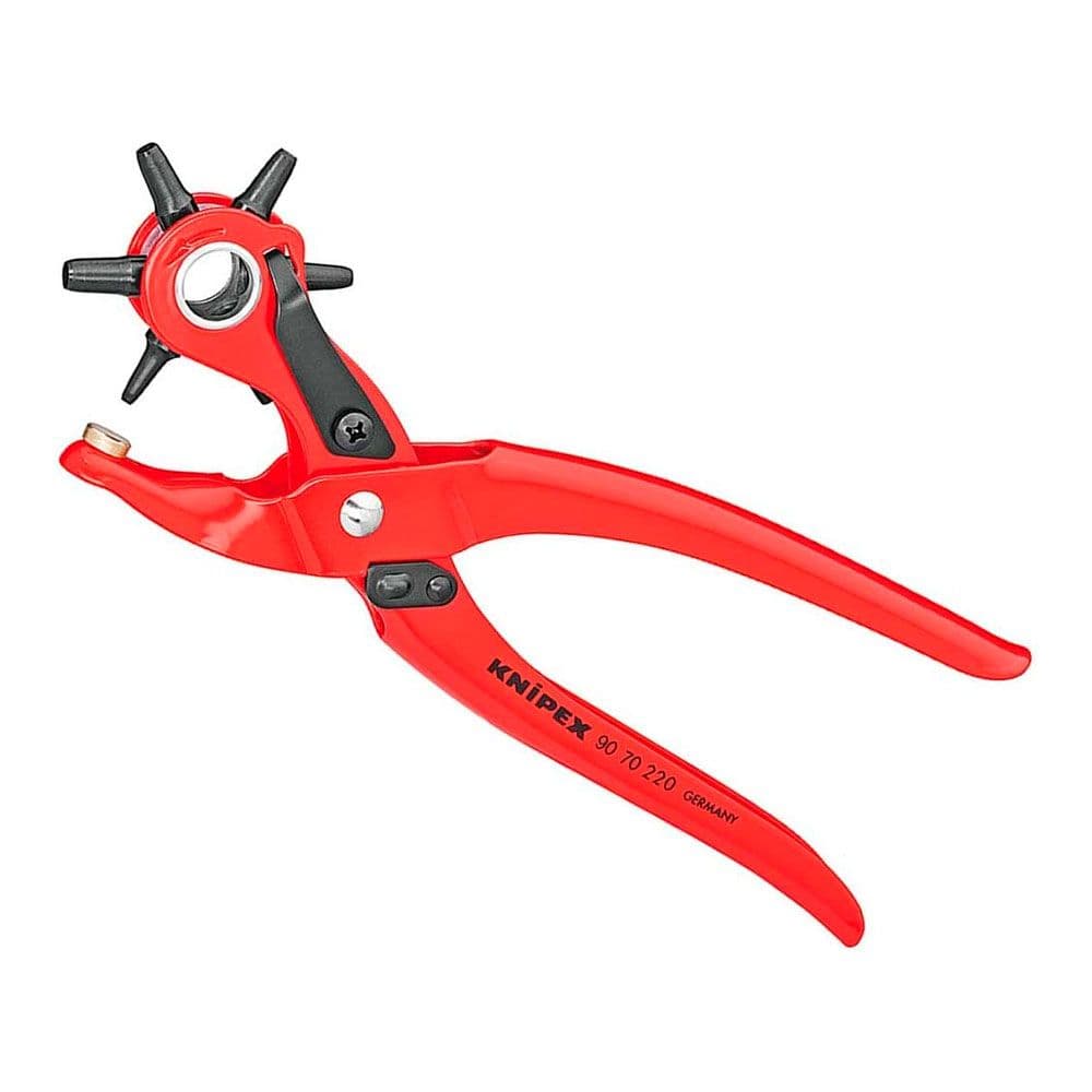 ALICATE PARA REBITES E ILHÓS 220X64X15MM 9070220EAN KNIPEX
