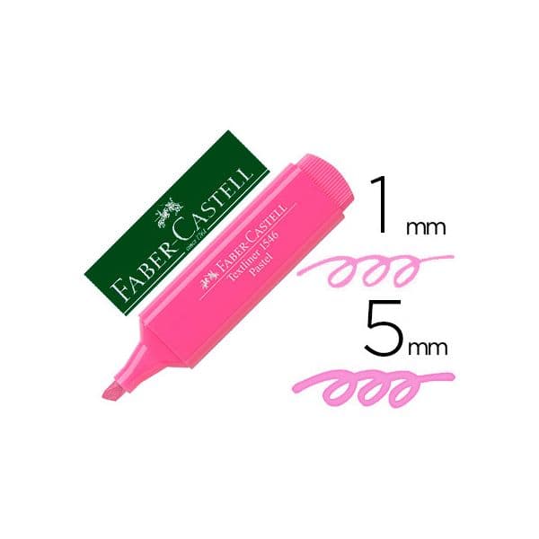 Faber-castell Marcador Fluorescente 1546 Rosa Pastel - OFF151867CE