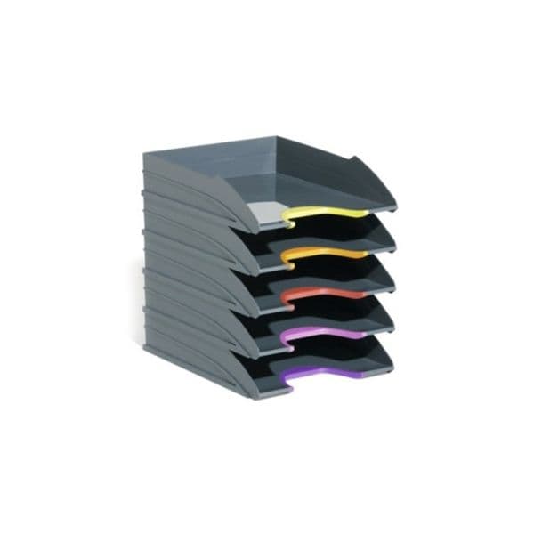 Durable Bandeja Secretária Plástico 255x55x330mm Cinza - 7705-57
