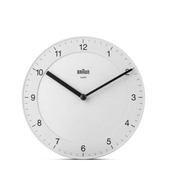 Braun BC 06 W Quartz Relógio Parede analog Branco - 67077