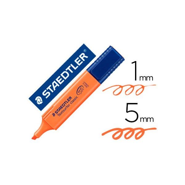 Staedtler Marcador Fluorescente Textsurfer Classic 364 Laranja 10 Un.