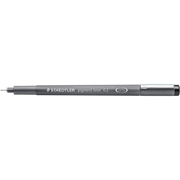 Staedtler Marcador Pigment Liner 308 0,2mm Preto 10 Un.