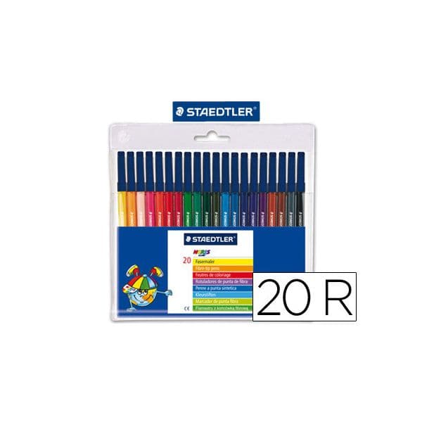 Staedtler 20 un. Marcadores Noris Club - 326WP20