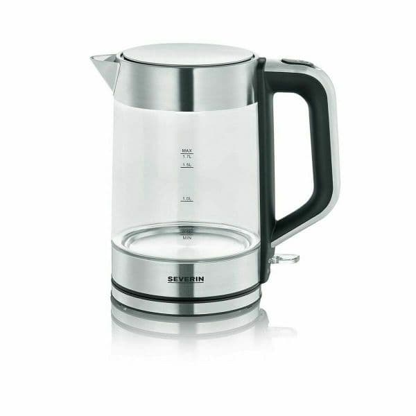 Severin Jarro Elétrico WK3420 Vidro 1.7L 2200W Inox/Preto
