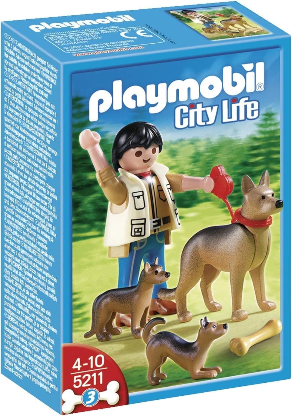Playmobil Familia de Caes Pastor Alemao - 5211