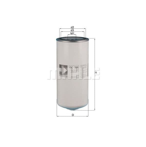 Mahle Filters Filtro de Óleo - OC289