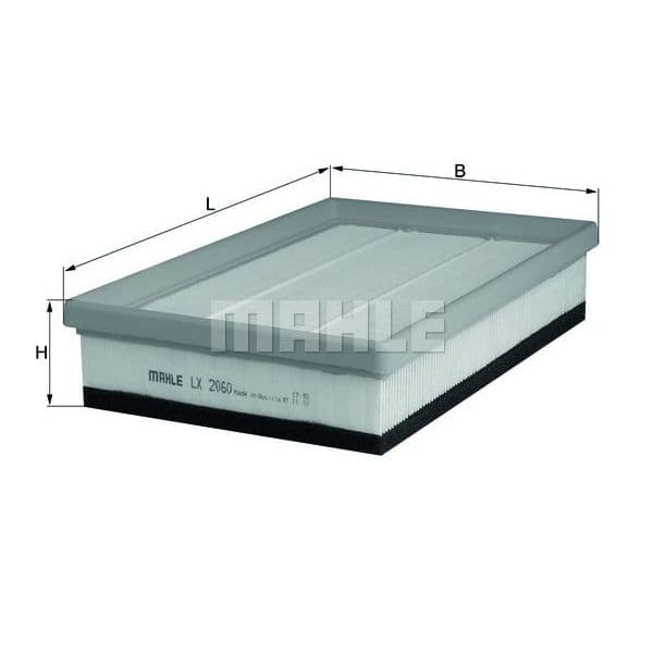 Mahle Filters Filtro de Ar - LX2060