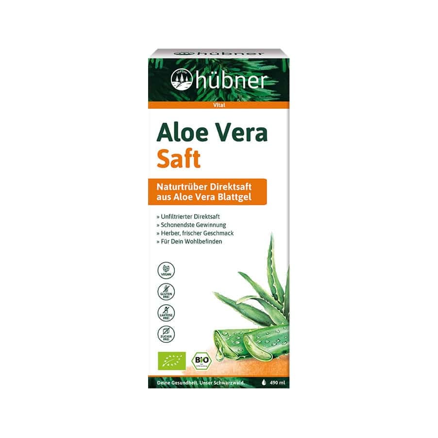 Aloe Vera Bio 490ml Hubner490ml