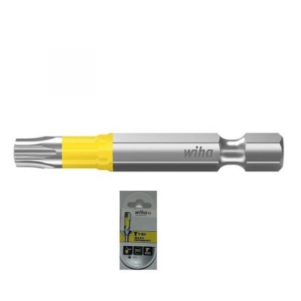 DUVER Caixa 5 Bit Atornillar Cabo 1/4'' Torsion Uv Amarilla Wiha Torx 50mm Punta Atornill TX30 1428.318