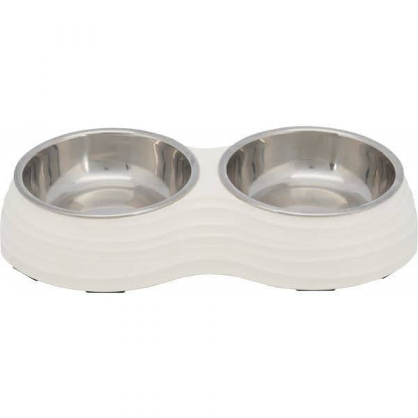Trixie Comedouro Dupla Melamina Cães 2 x 400 ml