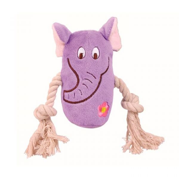 Trixie Brinquedo Cão Animais Sortidos em Peluche C/ Corda