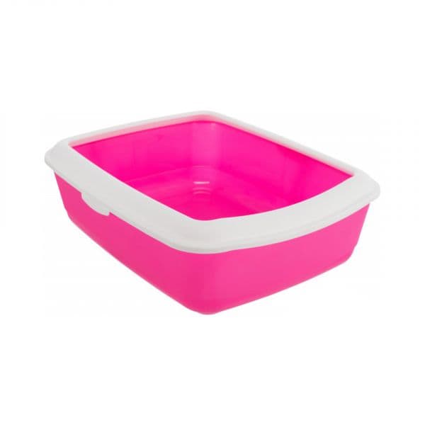 Trixie Caixa de Areia Classic com Rebordo Rosa
