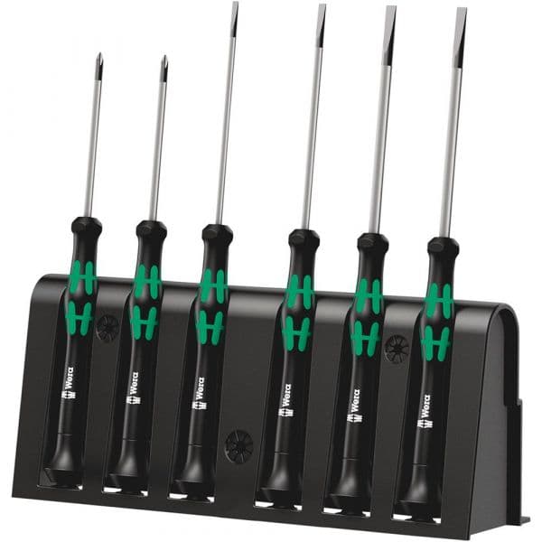 Wera 2035/6 Kraftform Micro 6 Pieces Preto