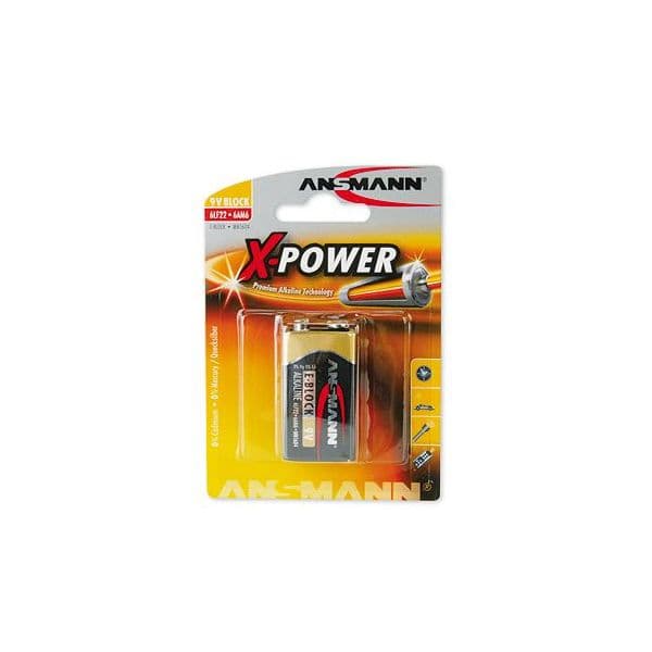 Ansmann Pilhas Alkaline 9v Block X-Power - 5015643