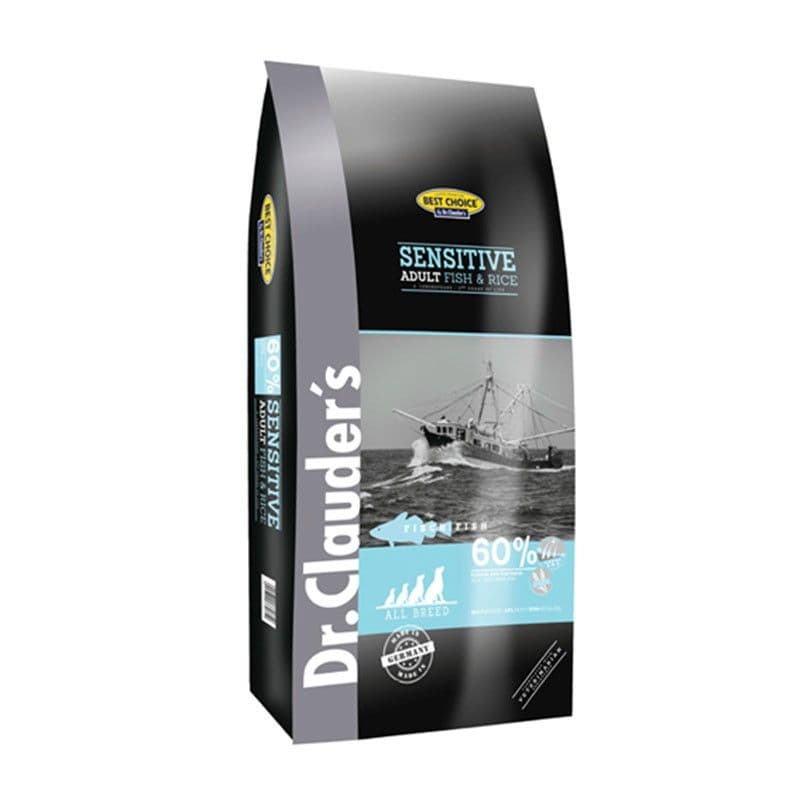 Dr.Clauder´s Best Choice Sensitive Adult Peixe e Arroz