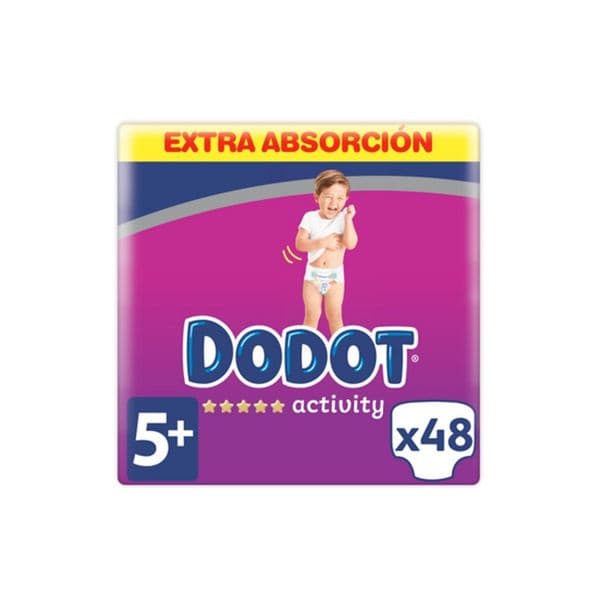 Dodot Fraldas Activity Extra T5+ (12-17 Kg) x48 un.