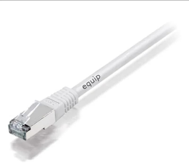 Cabo de Rede RJ45 Equip Cat.7 S/FTP Branco 3m