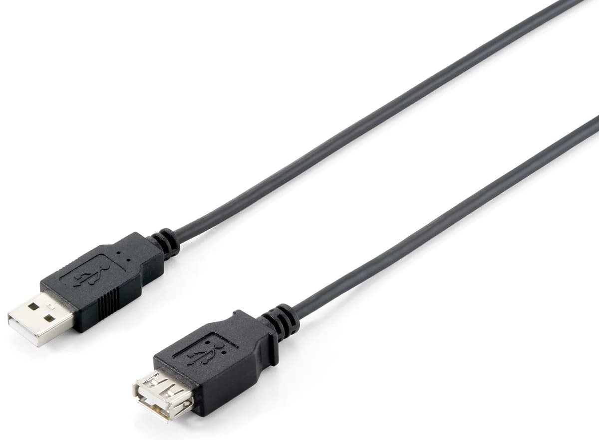Equip 128851 cabo USB 3 m USB 2.0 USB A Preto