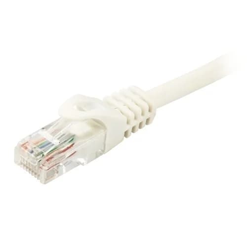 Cabo de Rede RJ45 Equip Cat.6A U/UTP Branco – 50cm