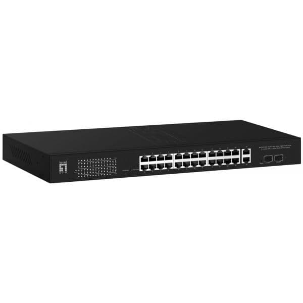 Level Switch One Level One Switch Rede Gerido L2 Gigabit Eth (10/100/1000) Poe Over Ethe - GEP-2841